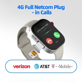Đồng hồ thông minh thể thao chống nước Goojodoq 2025 có khe cắm thẻ SIM, camera, GPS,Điện thoạiVideo