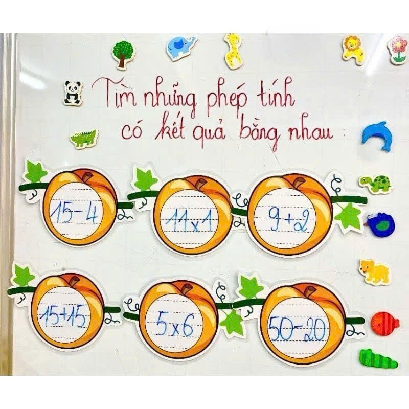 Dây Bí Đỏ Handmade (1 set / 6 trái) (Đồ Dùng Dạy Học)