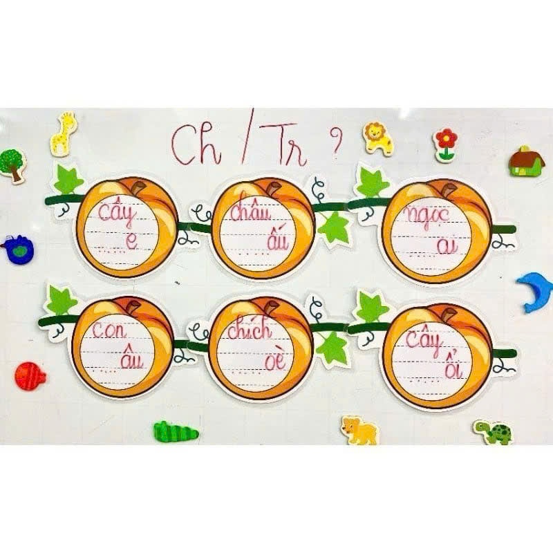 Dây Bí Đỏ Handmade (1 set / 6 trái) (Đồ Dùng Dạy Học)
