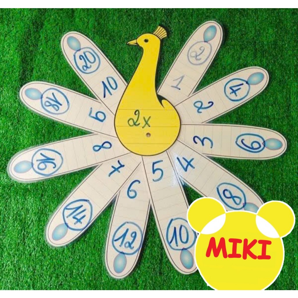 Chú công A4 10 đuôi (SIZE A4), giao màu ngẫu nhiên (Đồ Dùng Dạy Học)