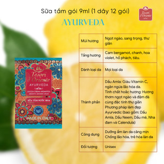 Sữa tắm dây Tesori d’Oriente 9ml phù hợp mang đi du lịch