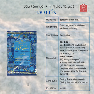 Sữa tắm dây Tesori d’Oriente 9ml phù hợp mang đi du lịch