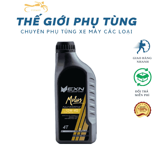 Nhớt Cao Cấp EXN 4T-SAE 10W40 Cho Xe Số, Xe Ga, Côn Tay, Moto