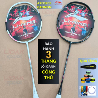 Vợt cầu lông Lining Axforce Cannon chính hãng khung full carbon căng sẵn 10kg 11kg 12kg -LIDAK SPORT