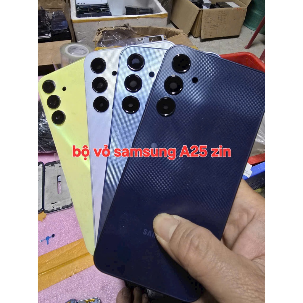 Bộ Vỏ Samsung A25 ZIN FULL KÍNH CAM - Hàng Chính Hãng