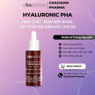Tinh chất Ekseption Hyaluronic PHA Mixlab Serum giảm nếp nhăn và cải thiện độ đàn hồi cho da 75ml