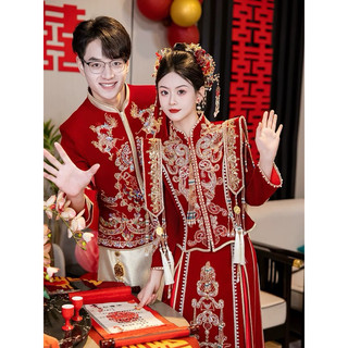 Váy cưới Trung Quốc mới cổ Đường trang phục cổ xưa truyền thống hán phục