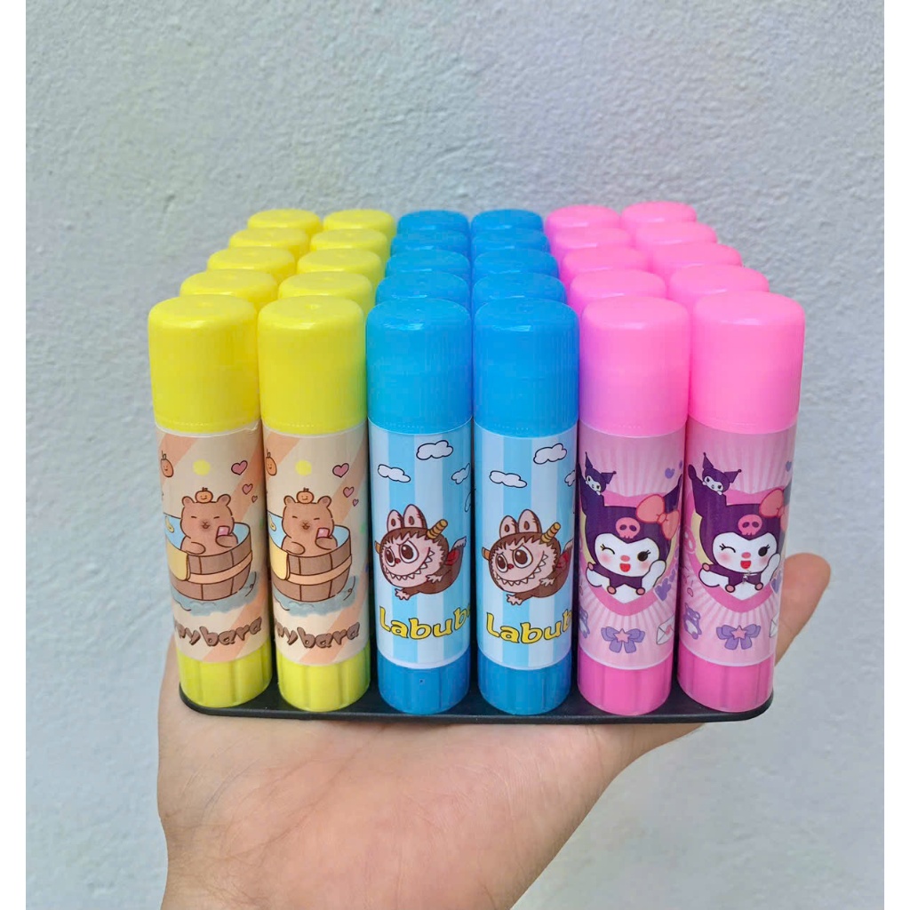 Keo Dán Hồ Dán Giấy Thủ Công Cho Học Sinh, Keo Khô, Keo Dán Thủ Công, Hồ Khô Họa Tiết Dễ thương