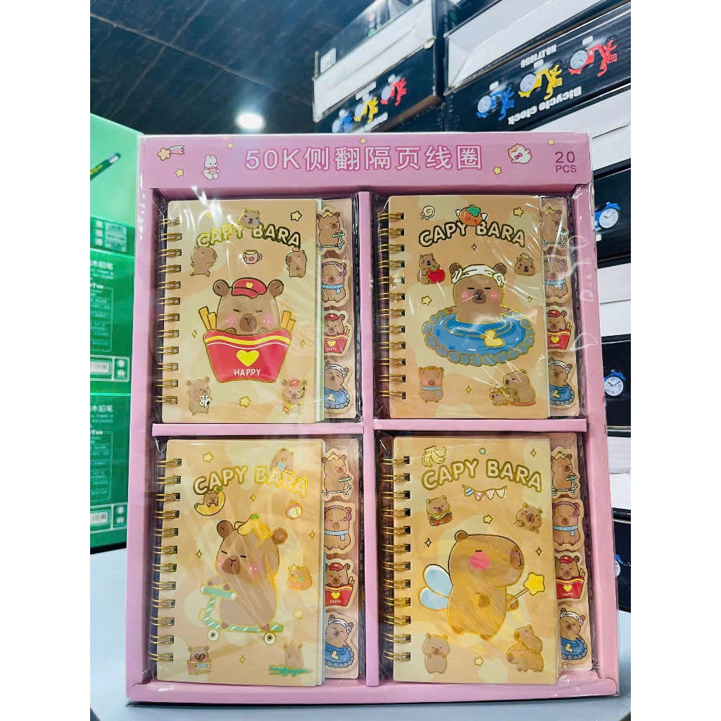 Sổ Lò Xo Có Dòng Kẻ Ngang Nhiều Mẫu Siêu Dễ Thương Cute Cho Học Sinh