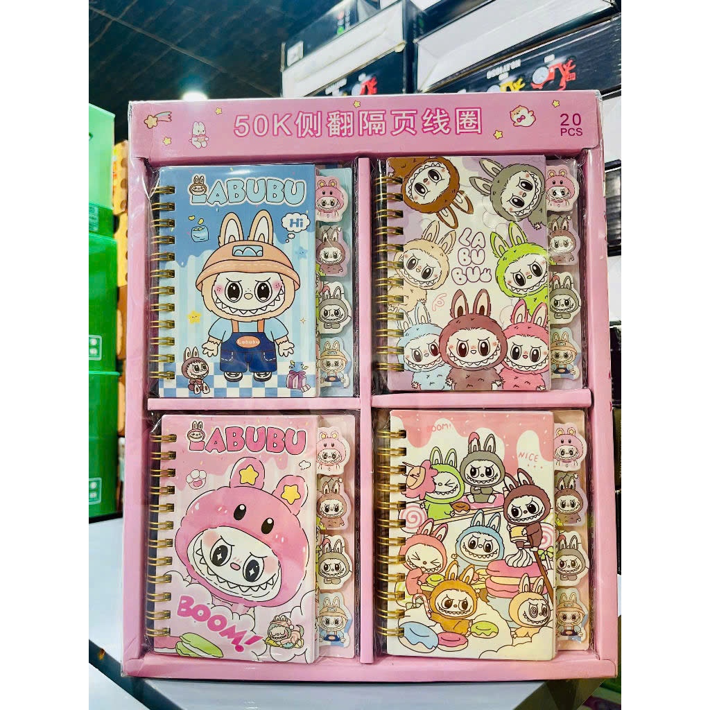 Sổ Lò Xo Có Dòng Kẻ Ngang Nhiều Mẫu Siêu Dễ Thương Cute Cho Học Sinh
