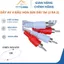 dây cáp audio 4 đầu av hoa sen, dây loa av kết nối âm thanh 2 ra 2 dài 1m 1.5m màu ghi dây mềm giá rẻ