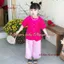 Bộ quần áo bé gái ÚT CƯNG, chất Gấm mềm mại cho bé, thoáng mát và thoải mái cho bé