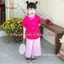 Bộ quần áo bé gái ÚT CƯNG, chất Gấm mềm mại cho bé, thoáng mát và thoải mái cho bé