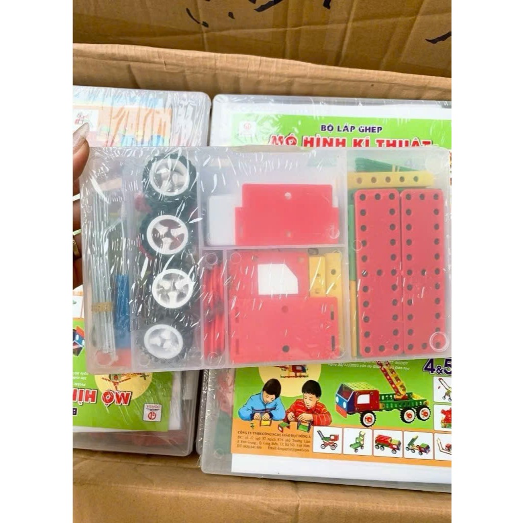 Bộ Lắp Ghép Mô Hình Kỹ Thuật lớp 4-5 mới nhất Hàng Đẹp