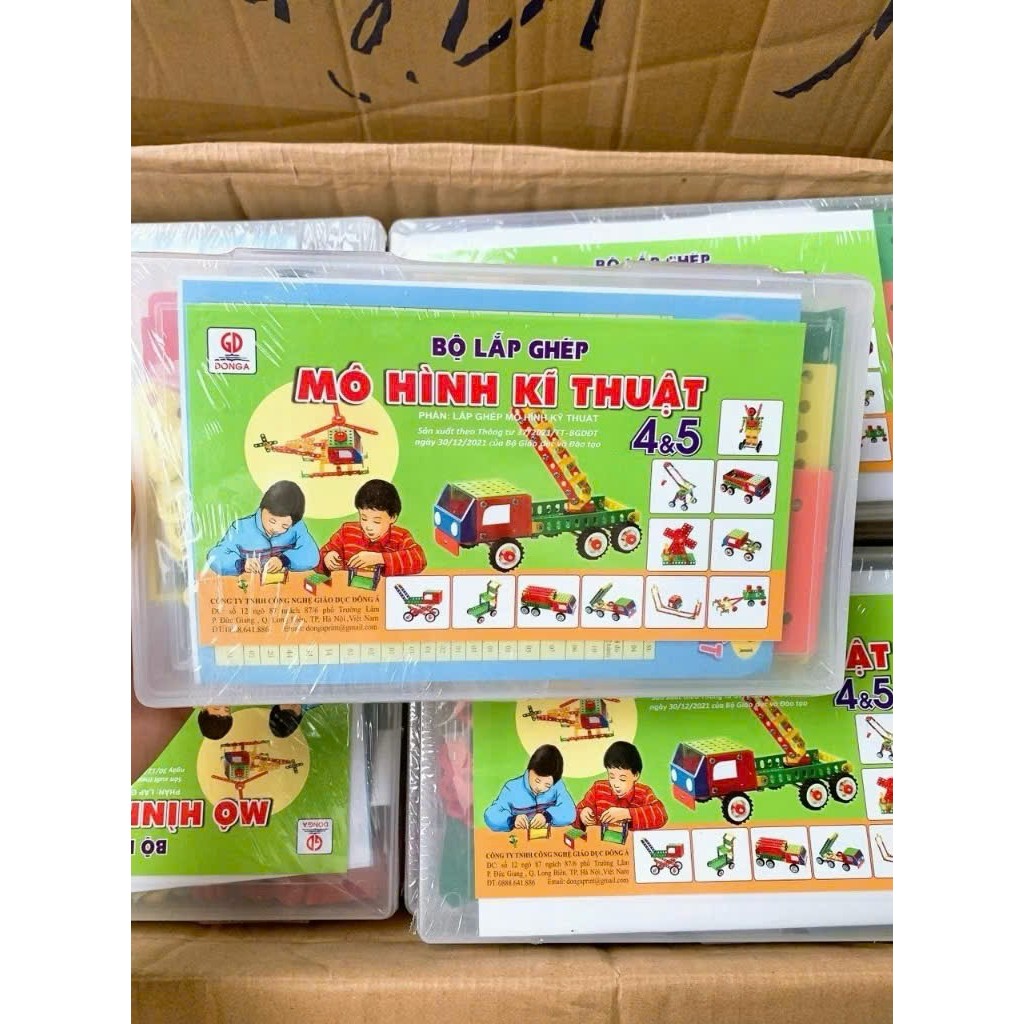 Bộ Lắp Ghép Mô Hình Kỹ Thuật lớp 4-5 mới nhất Hàng Đẹp