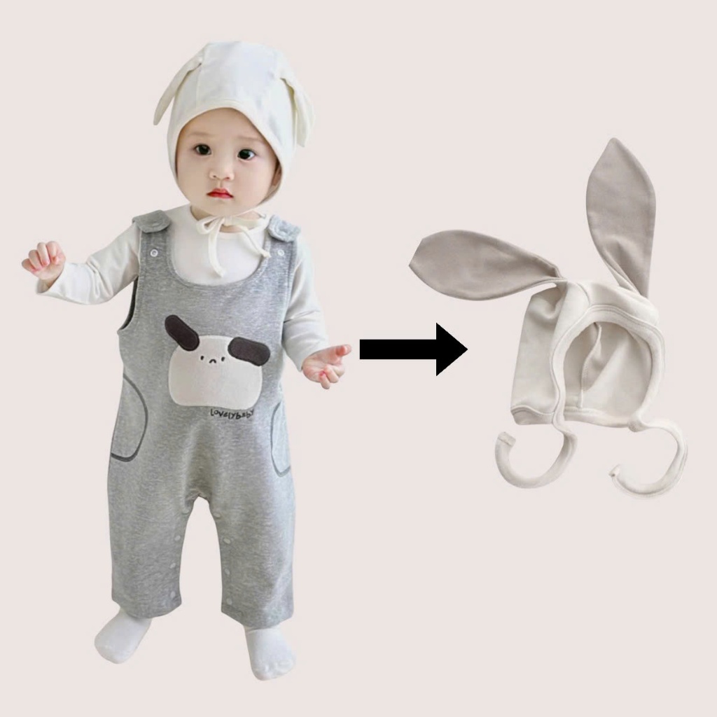 Quần yếm bé trai bé gái, bodysuit thu đông sơ sinh tới 16kg