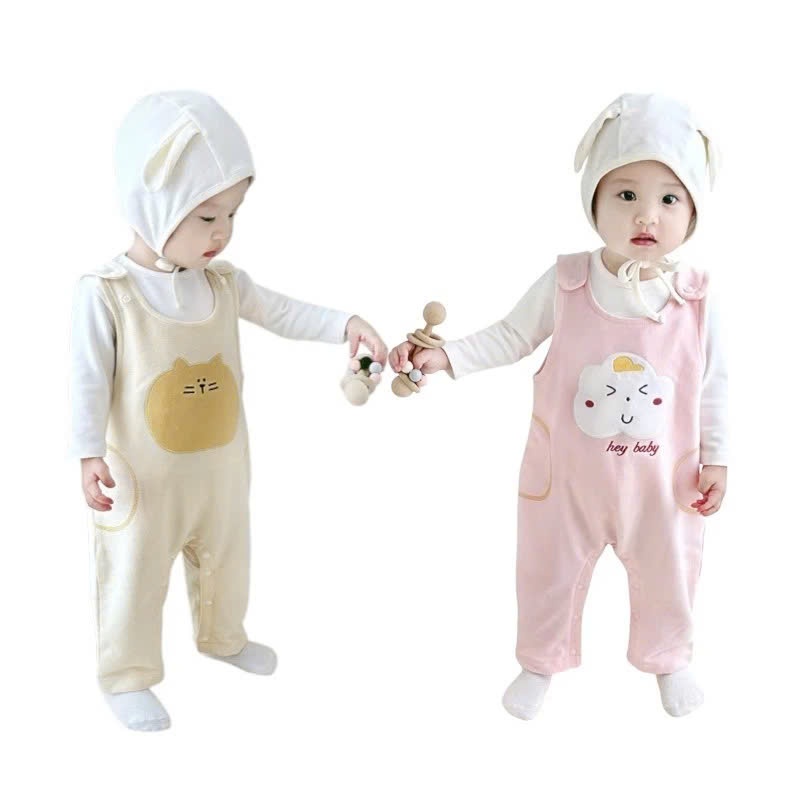 Quần yếm bé trai bé gái, bodysuit thu đông sơ sinh tới 16kg