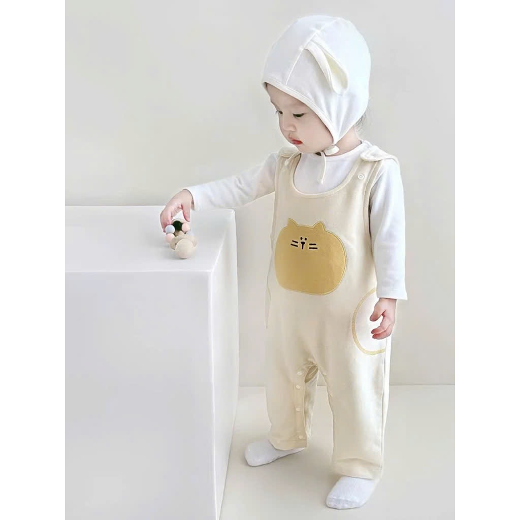 Quần yếm bé trai bé gái, bodysuit thu đông sơ sinh tới 16kg