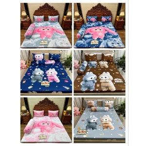 Bộ ga thun hàn quốc 4 MÓN NHIỀU MẪU rẻ đẹp, bền, không xù lông (Hoàng Hà bedding)