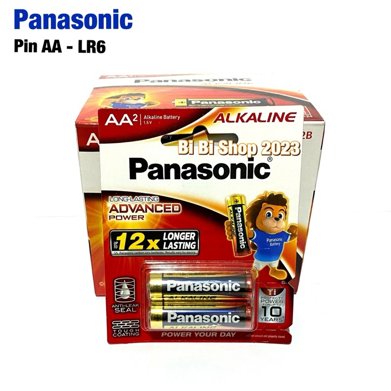Hộp 12 Vỉ Pin AA Panasonic Loại Tốt Alkaline LR6T/2B 1,5V Made in ...