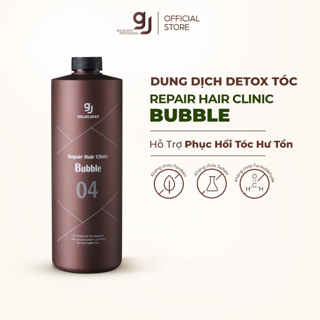 Dung dịch detox tóc repair hair clinic 