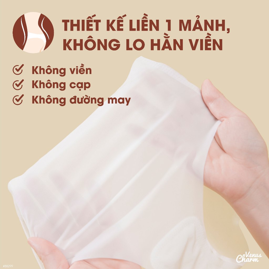 Ảnh Quần lót lụa băng tàng hình kháng khuẩn không lộ viền siêu mỏng nhẹ thoáng khí Venus Charm 86518 4