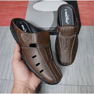 Giày nam không gót đục lỗ - giày lười trung niên size từ 38 đên 43 khâu đế chăc chắn thích hợp đi hằng ngày đóng hộp