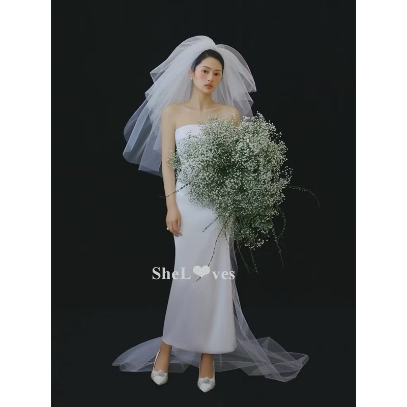 voan cô dâu( 4 tầng có độ dài 30-50-90cm-2m5)
