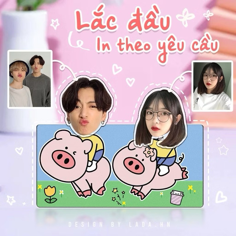 Standee Cặp đôi lắc đầu 2 động cơ - Quà tặng Sango