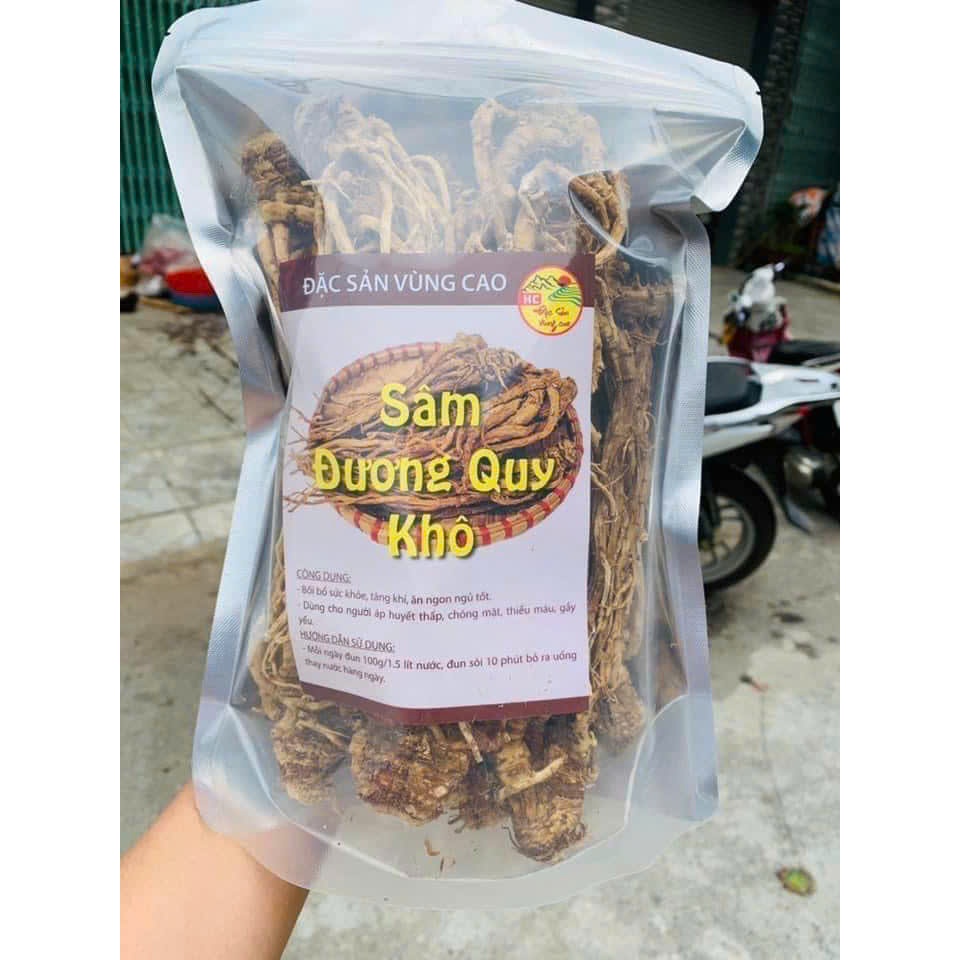 1kg Sâm Đương Quy Sìn Hồ Lai Châu Khô Loại 1, Thảo Dược Quý Núi Rừng Tây Bắc