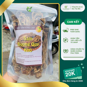 1kg Sâm Đương Quy Sìn Hồ Lai Châu Khô Loại 1, Thảo Dược Quý Núi Rừng Tây Bắc