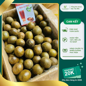 La Hán Quả Khô Hàng loại 1 Đẹp Quả To Đều Thượng Hạng 1kg (50-60 quả)