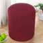 Vỏ đôn tròn vải nỉ nhung gân DECOR HOME SH, bọc đôn sofa dày dặn mềm mại