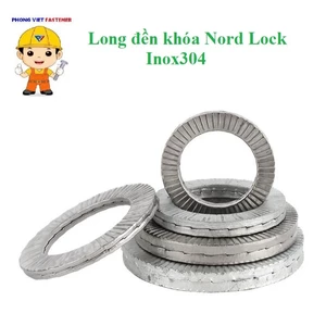 M3-M12 Long đền chống xoay ,vòng đệm khóa, long đen kép, long đền nord lock