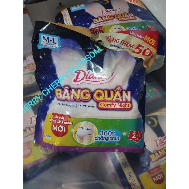 Combo 10 gói băng quần Diana Comfy night