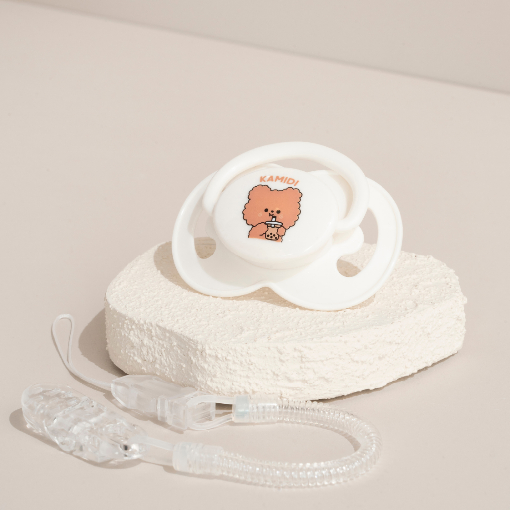 Kamidi Pacifier Núm Ti Ngậm Cao Cấp Cho Bé An Toàn Mềm Mại Giúp Bé Dễ Dàng Cai Bình Sữa