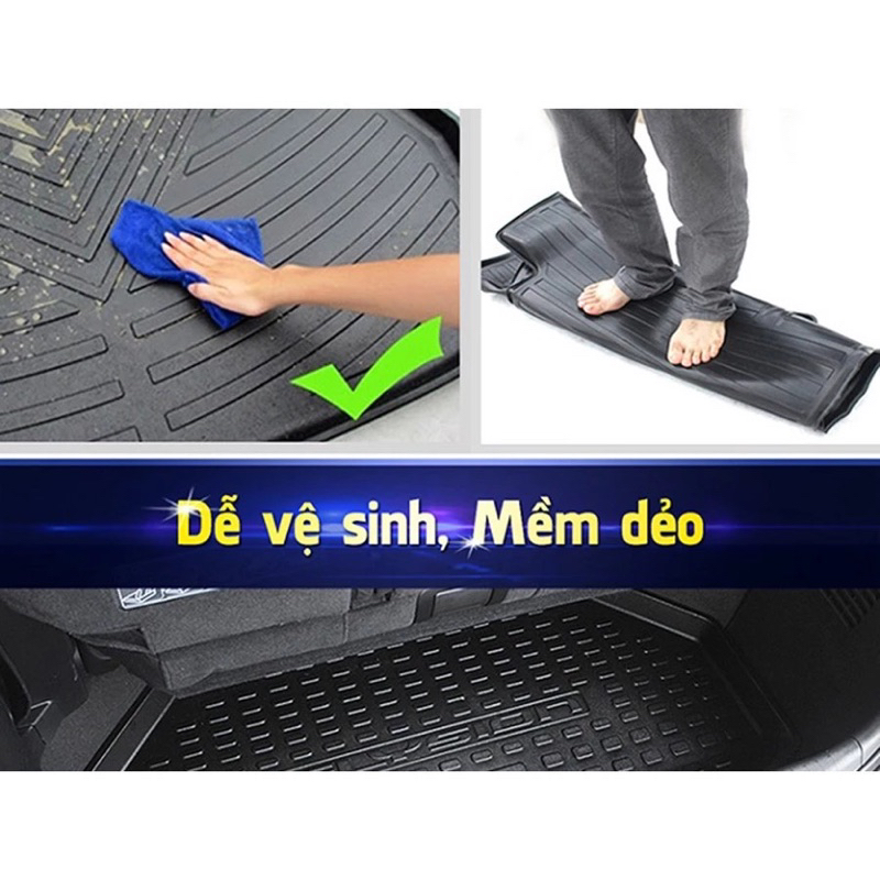Lót cốp xe Vinfast VF5 nhựa TPE nguyên sinh không mùi hàng cao cấp