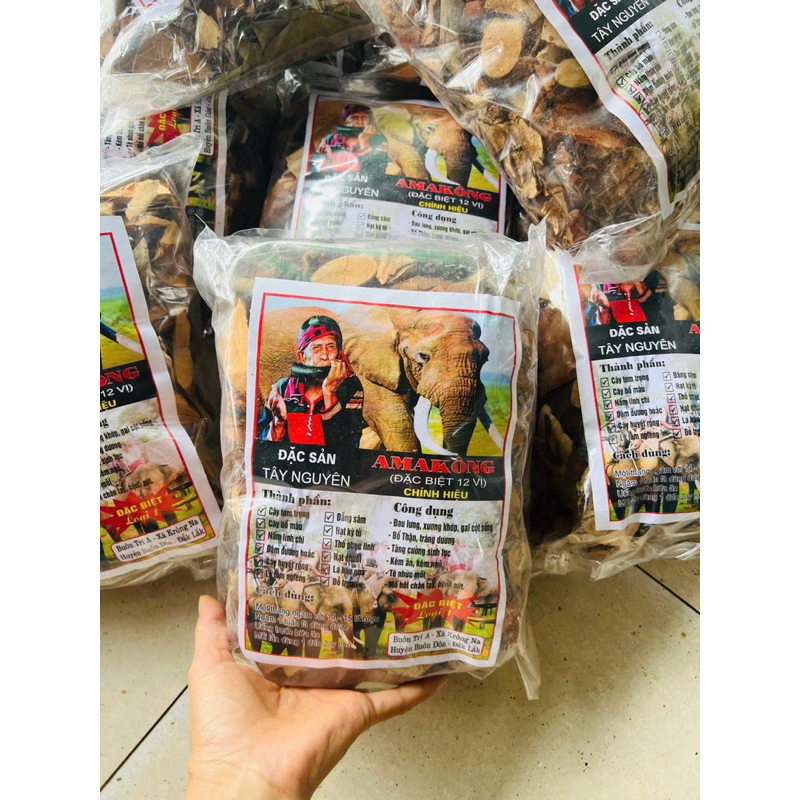 AMAKONG 12 VỊ GÓI 1KG CHÍNH HIỆU