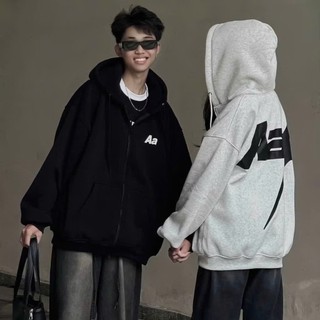 [NEW] Áo Khoác Nỉ UNISEX Cặp Đôi Aa Họa Tiết MỚI BASIC Chất Nỉ Dày Mịn NÓN TO CHỐNG NẮNG TỐT