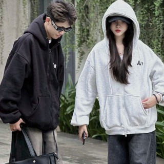 [NEW] Áo Khoác Nỉ UNISEX Cặp Đôi Aa Họa Tiết MỚI BASIC Chất Nỉ Dày Mịn NÓN TO CHỐNG NẮNG TỐT