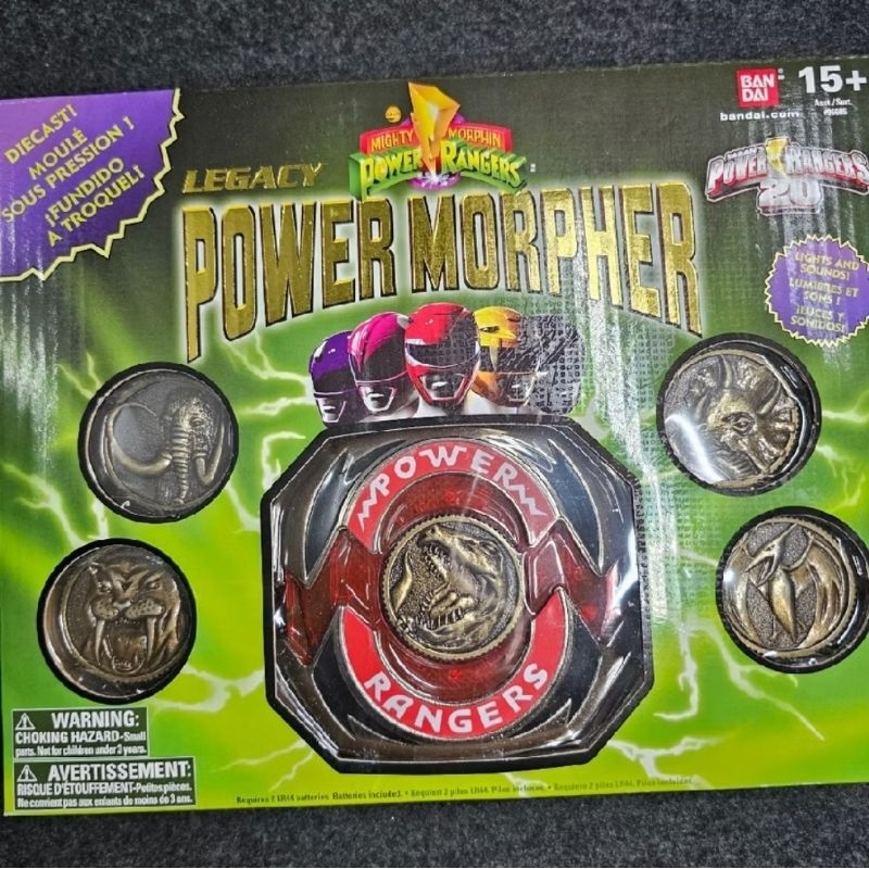 [Hiếm] [New] Power Rangers Mighty Morphin Legacy Power Morpher Coin Toy ...