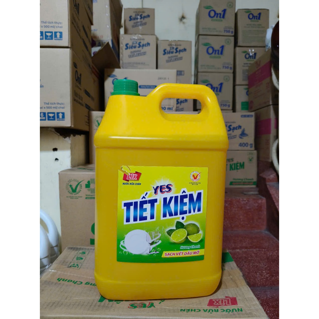 Nước Rửa Chén LIX Siêu Sạch Hương Chanh 9KG Siêu Tiết Kiệm - Lixco