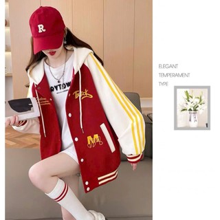 Áo Khoác Nỉ Phối 2 Màu Ống Tay Phối 3 Sọc Vàng Cực Chất