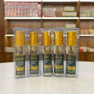 [Combo 12 chai] Dầu Nhân Sâm Ginseng Green Herb Oil Thái Lan - 8ml - SHOP DẦU DOKRAK