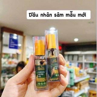 [Combo 12 chai] Dầu Nhân Sâm Ginseng Green Herb Oil Thái Lan - 8ml - SHOP DẦU DOKRAK