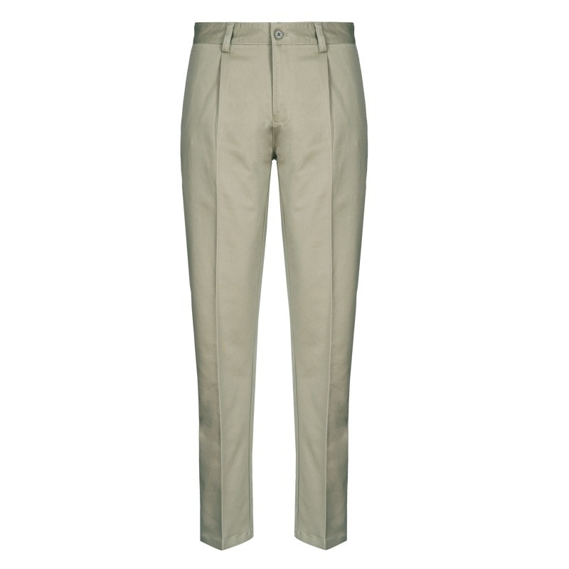 Quần kaki nam cao cấp MASCULINE, Qần vải kiểu dáng regular có ly rộng rãi, co giãn tốt - KCL24.1