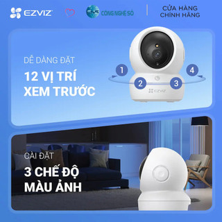 Camera Wifi trong nhà EZVIZ C6N PRO 3MP - Độ phân giải 2K - đàm thoại 2 chiều - Chính Hãng