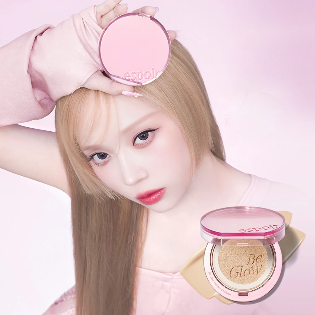 Ảnh Phấn Nước Bắt Sáng Espoir Be Glow Volume Cushion Flash Glow Edition SPF42 PA+++ 13g  (Tặng Kèm Lõi Refill) 2