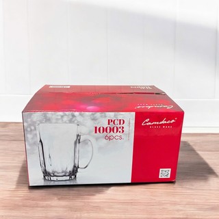 Bộ 12 Ly Cốc Thủy Tinh 130 Có Quai 300ml Cẩm Đạt PCD10003