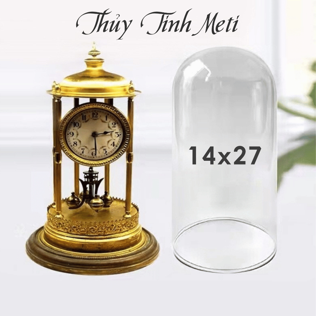 Chụp thủy tinh kích thước 14x27 dùng cho đồng hồ cổ Châu Âu | Shopee ...
